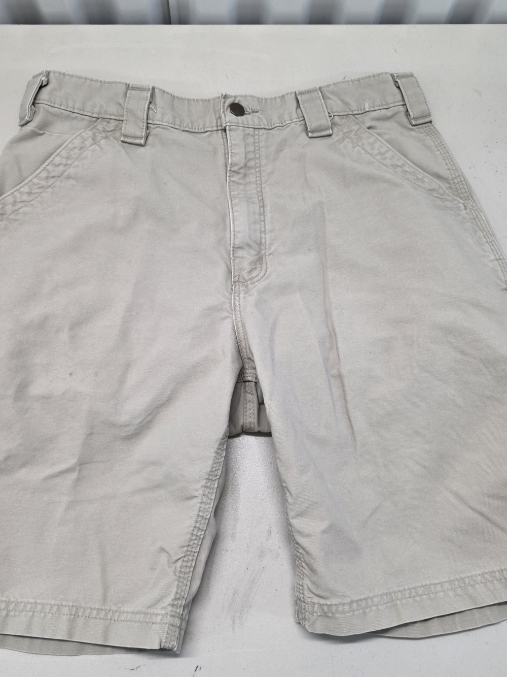 Carhartt Leather Patch Carpenter Shorts Men's Size 34x10